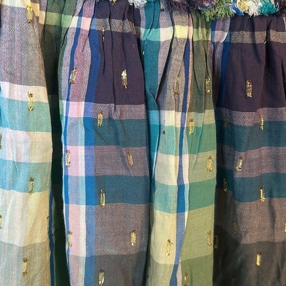 AERIE  Plaid Ruffle Mini Dress size small - Picture 9 of 11